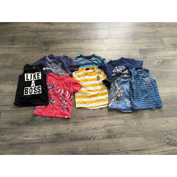 Bundle of 8 Boys 3T Tshirts - Picture 5 of 5